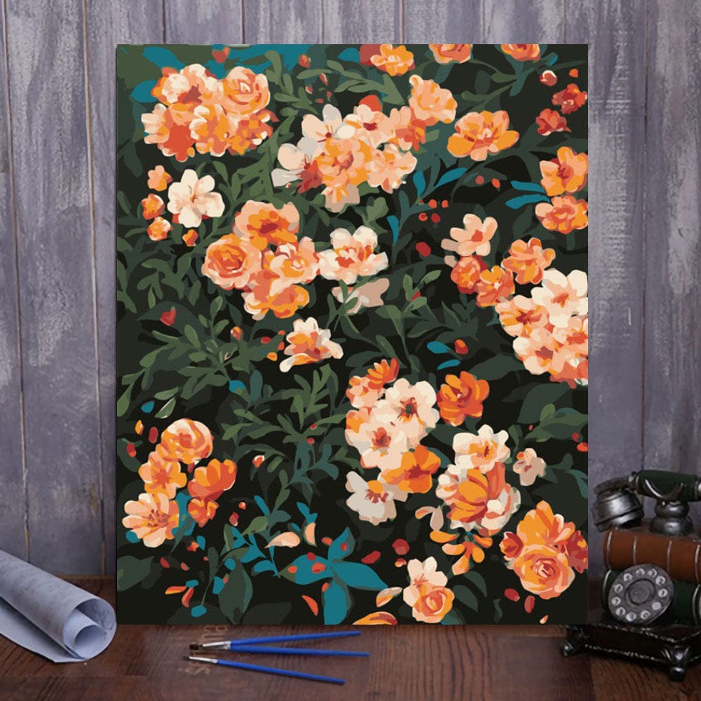 Unwind and De-stress with ColourMost™ DIY Painting By Numbers - Flowers Of Life(16"x20")