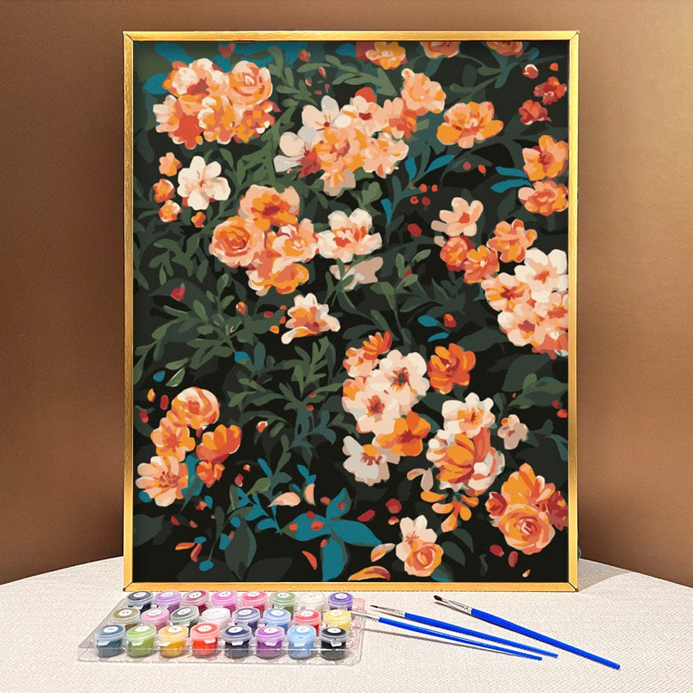 Unwind and De-stress with ColourMost™ DIY Painting By Numbers - Flowers Of Life(16"x20")