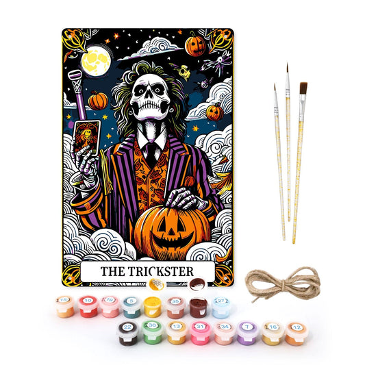 ColourMost™ Metal Bar/Posters Art Paint By Numbers- Haunted Selfie #30 (20x30cm /7.8"x11.8")