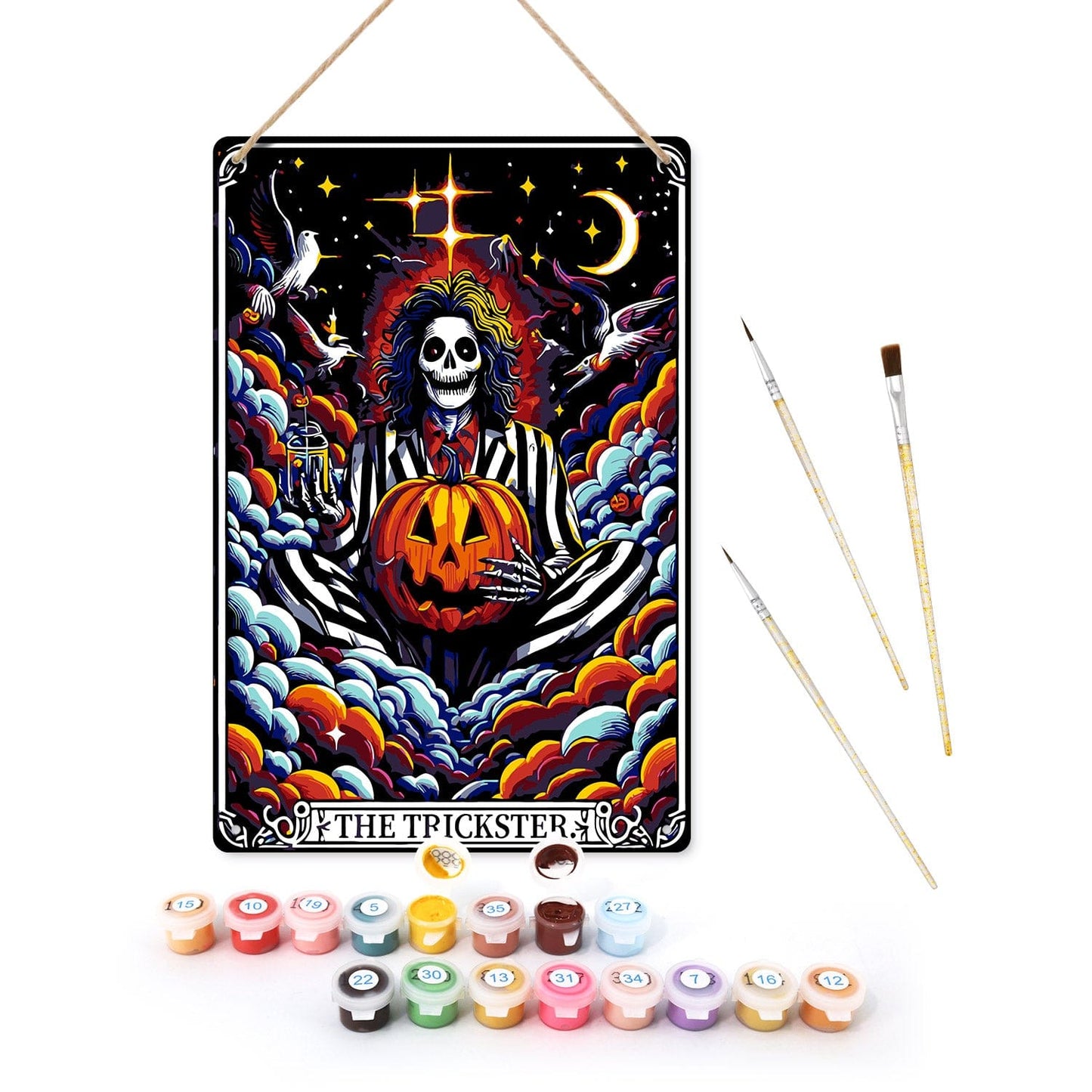 ColourMost™ Metal Bar/Posters Art Paint By Numbers- The Trickster #28 (20x30cm /7.8"x11.8")