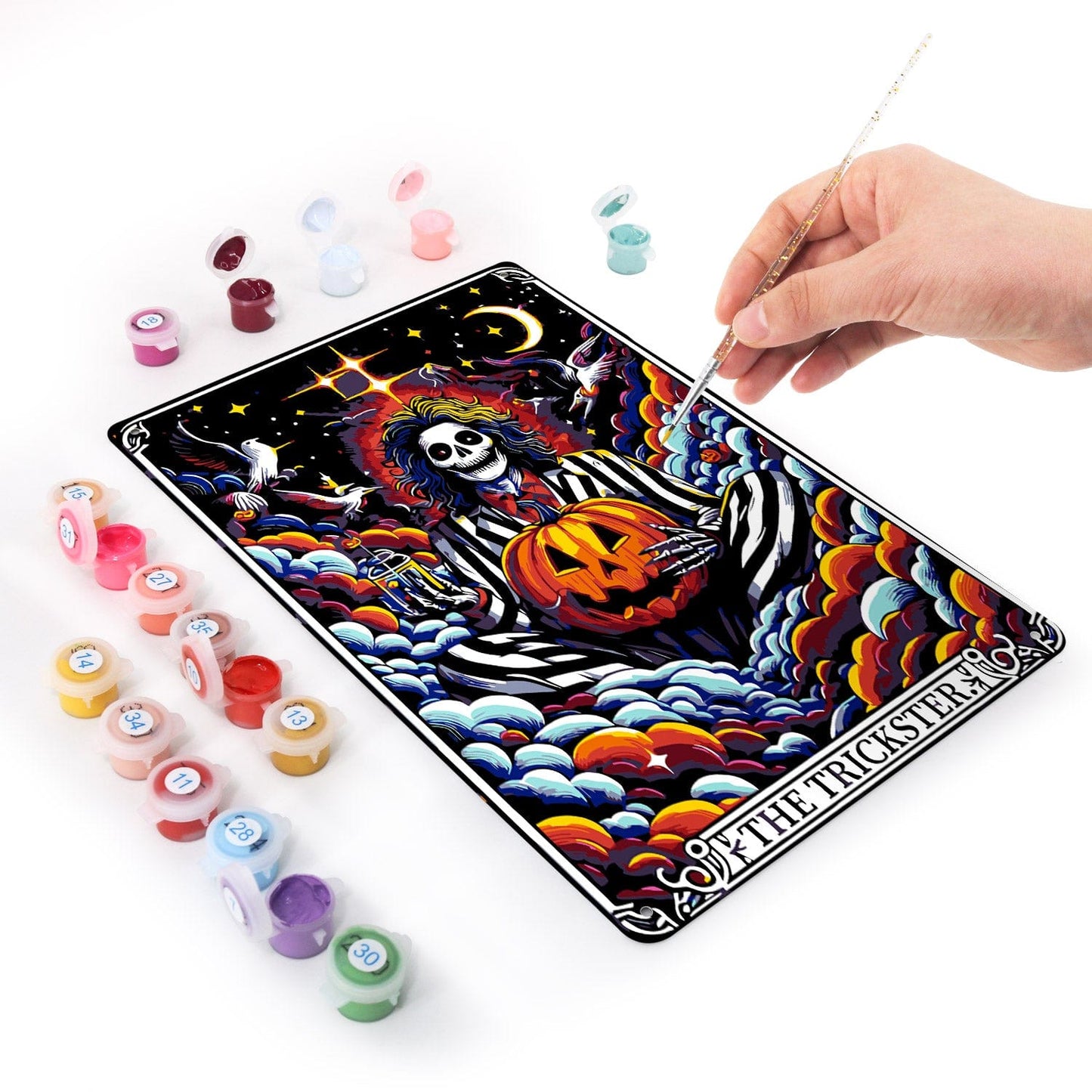 ColourMost™ Metal Bar/Posters Art Paint By Numbers- The Trickster #28 (20x30cm /7.8"x11.8")