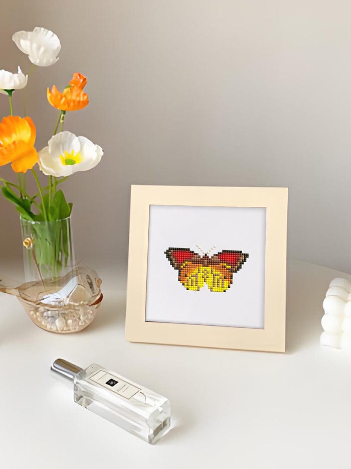 ColourMost™ Mini Diamond Painting Series #05: 'Butterfly Bliss 1' - Frameless 9-in-1 Set (6"x7" / 15x18cm)