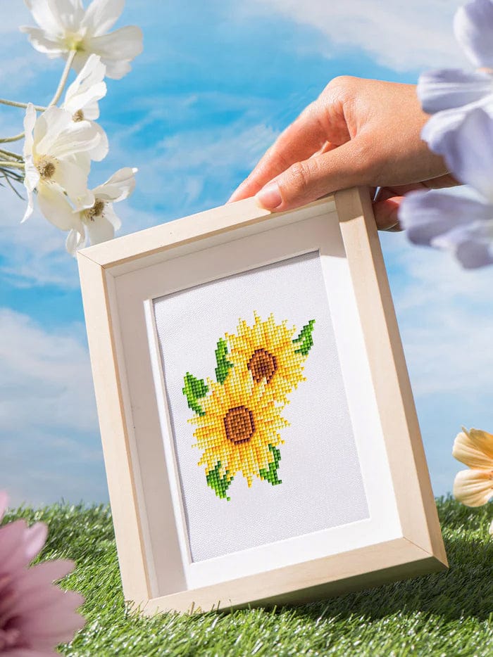 ColourMost™ Mini Diamond Painting Series #03: 'Floral Delights' - Frameless 12-in-1 Set (6"x7" / 15x18cm)