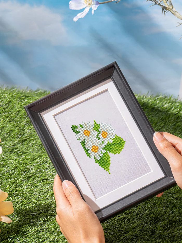 ColourMost™ Mini Diamond Painting Series #03: 'Floral Delights' - Frameless 12-in-1 Set (6"x7" / 15x18cm)