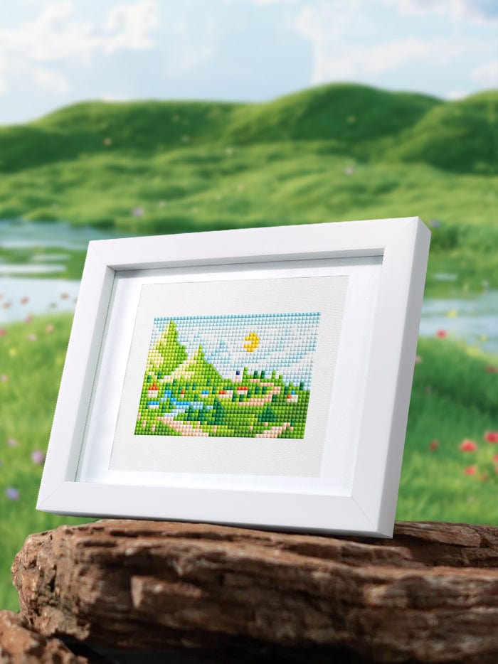 ColourMost™ Mini Diamond Painting Series #02: 'Scenic Views' - Frameless 10-in-1 Set (6"x7" / 15x18cm)