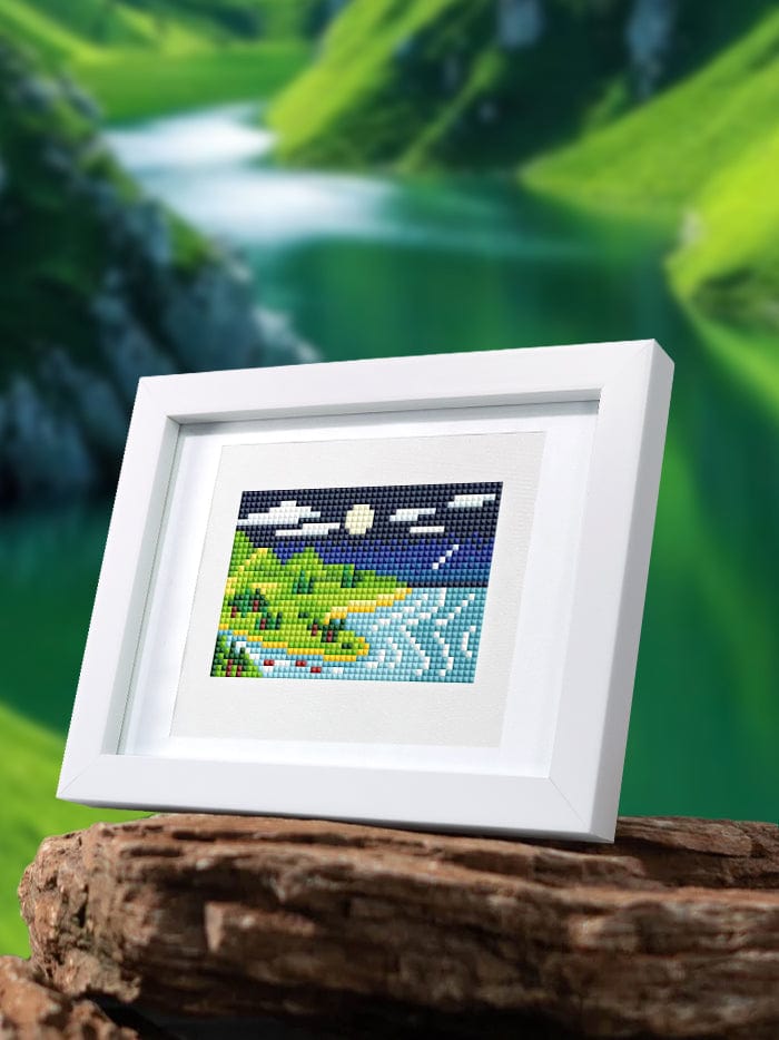 ColourMost™ Mini Diamond Painting Series #02: 'Scenic Views' - Frameless 10-in-1 Set (6"x7" / 15x18cm)