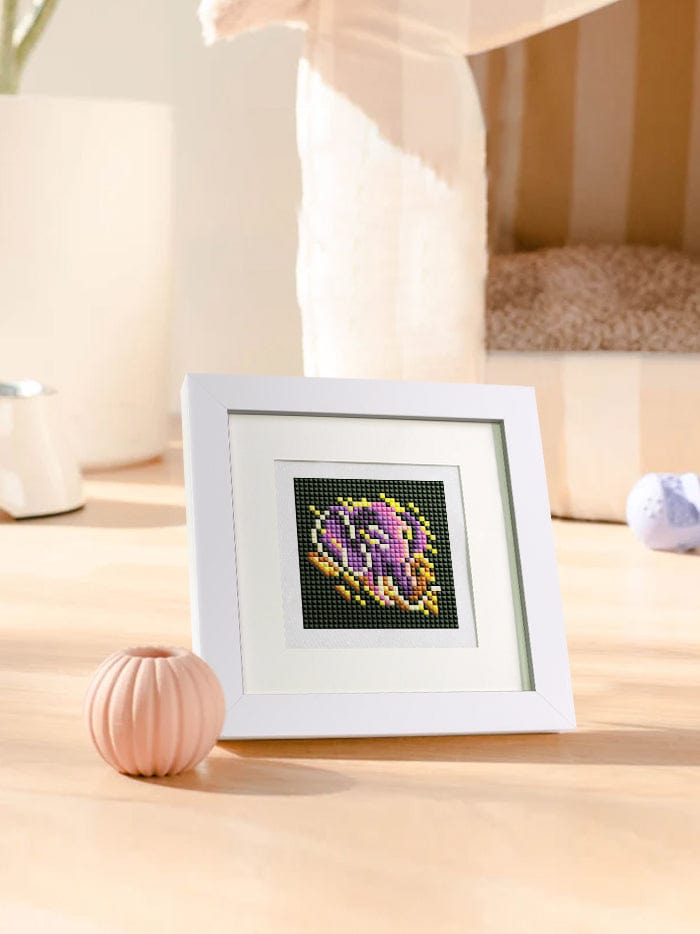ColourMost™ Mini Diamond Painting Series #13: 'Neon Animals' - Frameless 10-in-1 Set (6"x7" / 15x18cm)