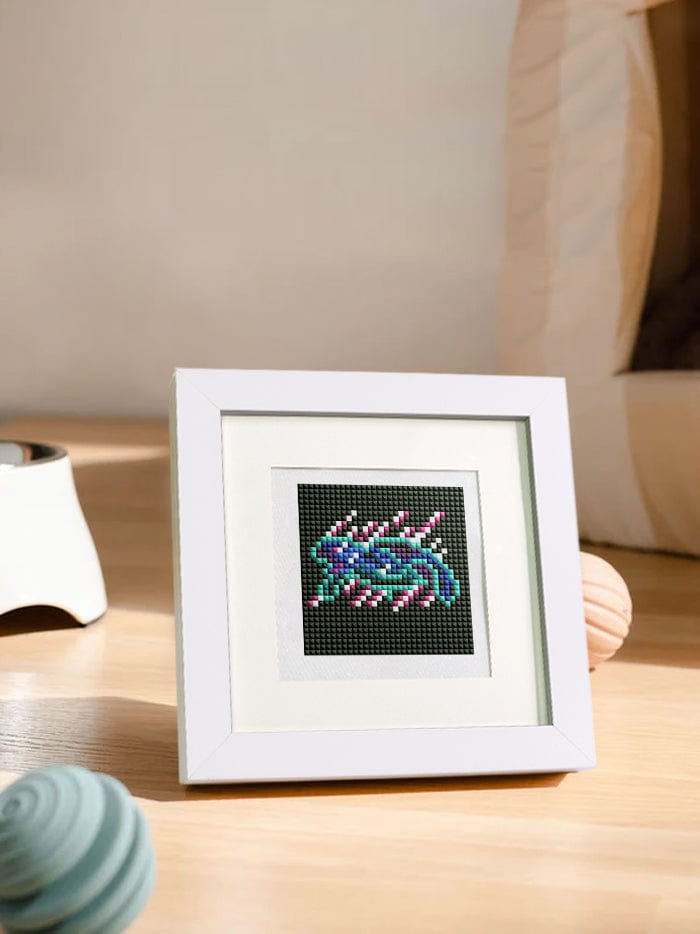 ColourMost™ Mini Diamond Painting Series #13: 'Neon Animals' - Frameless 10-in-1 Set (6"x7" / 15x18cm)