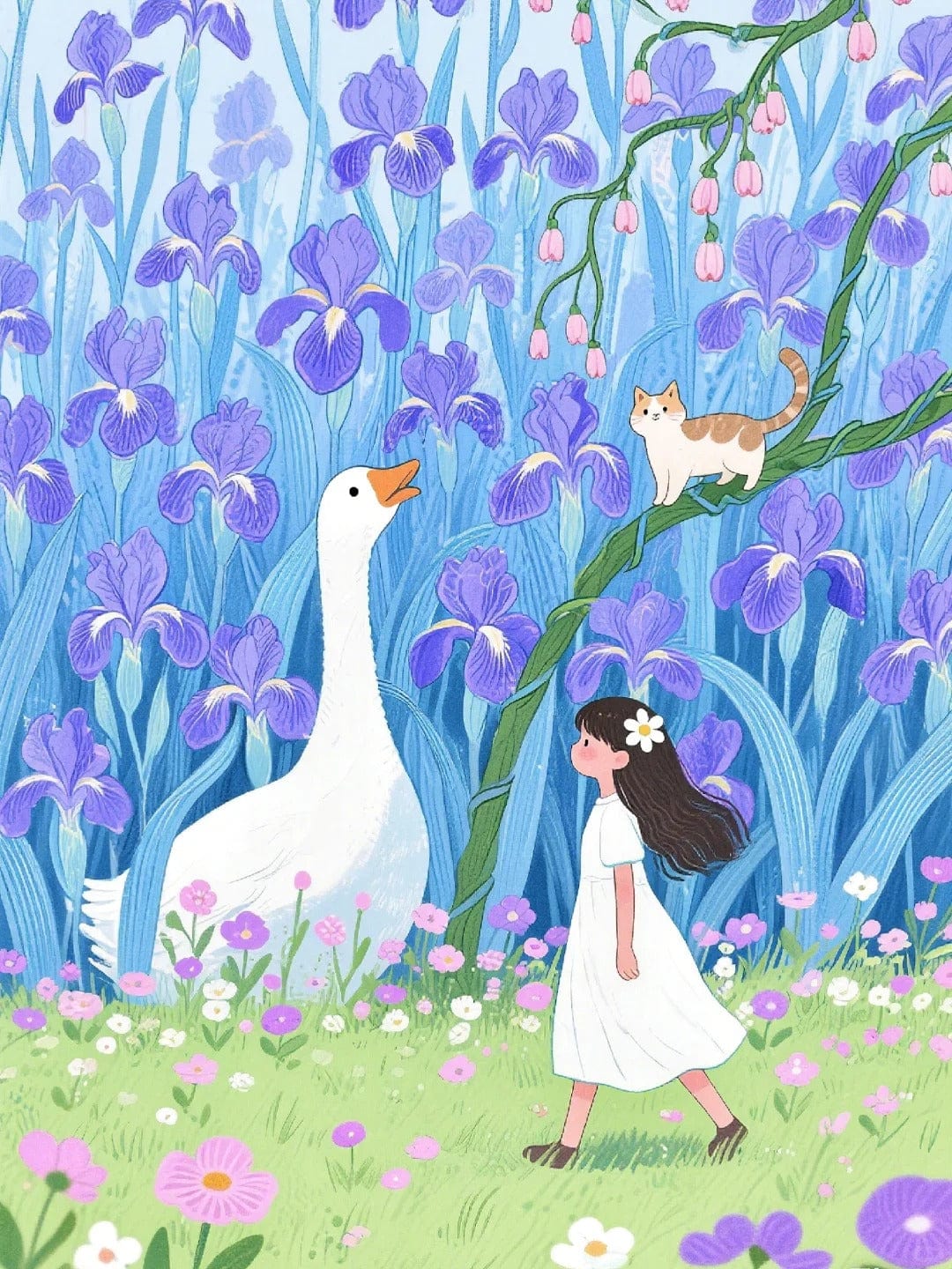 Garden Friends – Paint by Numbers Kit for Adults | Whimsical DIY Art for Calm & Joy