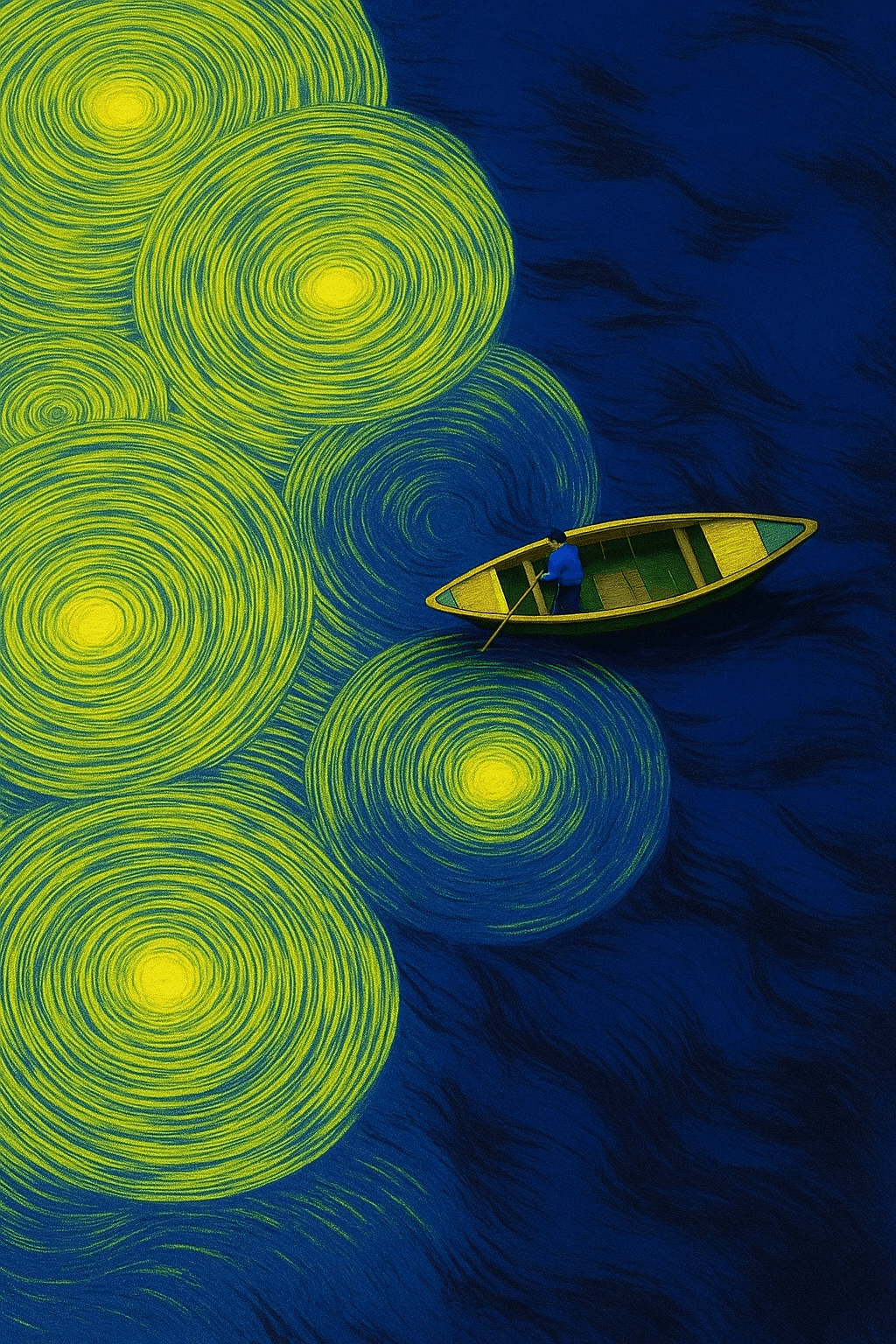 Inner Drift – Paint by Numbers Kit for Adults | Abstract DIY Art for Calm & Contemplation