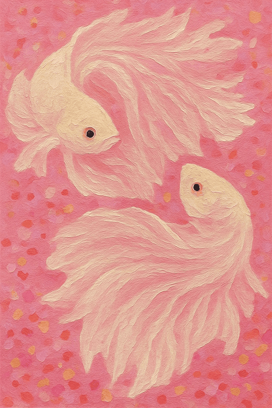 Whispering Fins – Paint by Numbers Kit for Adults | Soft Flow DIY Art for Calm & Clarity