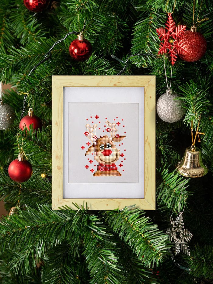 ColourMost™ Mini Diamond Painting Series #07: 'Christmas Cheer 1' - Frameless 12-in-1 Set (6"x7" / 15x18cm)
