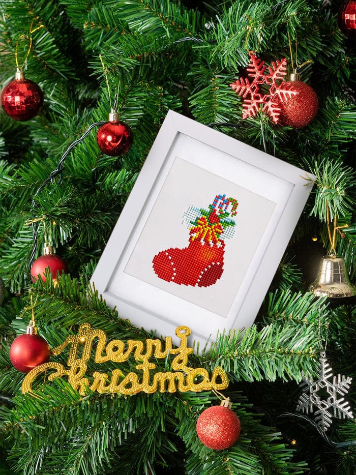 ColourMost™ Mini Diamond Painting Series #07: 'Christmas Cheer 1' - Frameless 12-in-1 Set (6"x7" / 15x18cm)