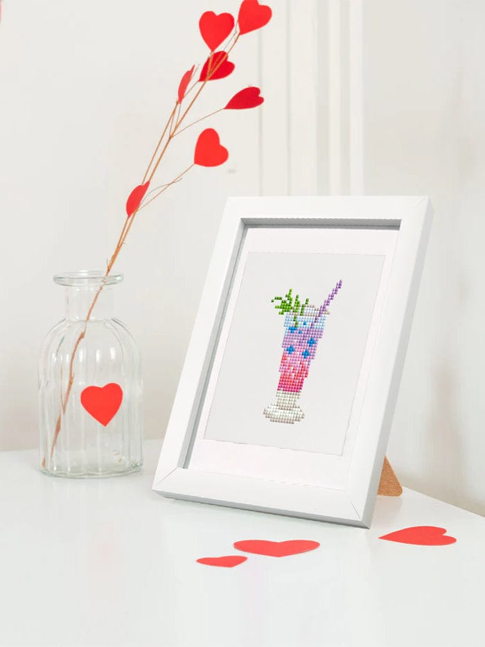 ColourMost™ Mini Diamond Painting Series #01: 'Summer Drinks' - Frameless 12-in-1 Set (6"x7" / 15x18cm)