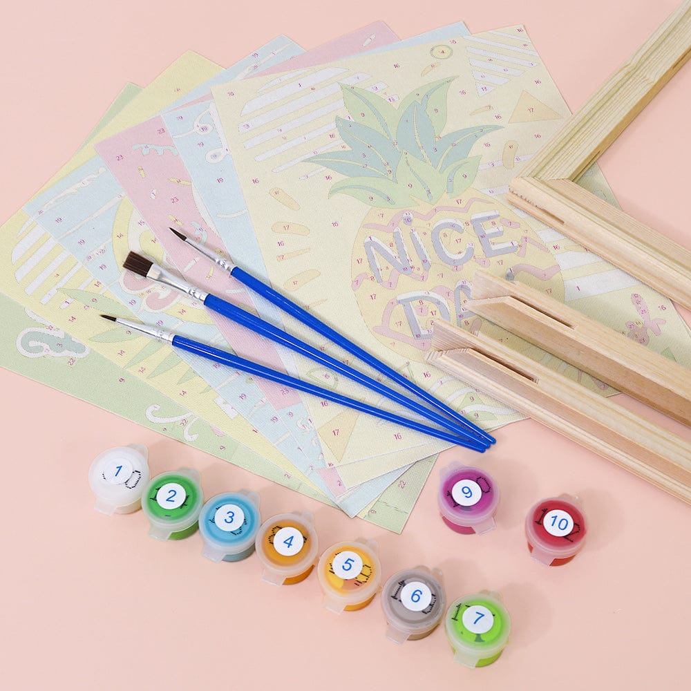 6 Mini Paintings – Summer Vibes Poster Set (5.9” x 7.9” / 15 x 20 cm)