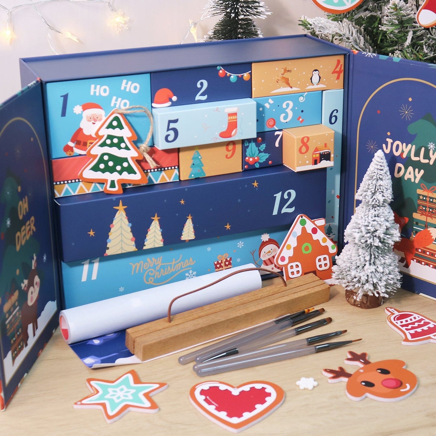 ColourMost™ Christmas Surprise Gift Box 🎄 – Paint by Numbers Edition C