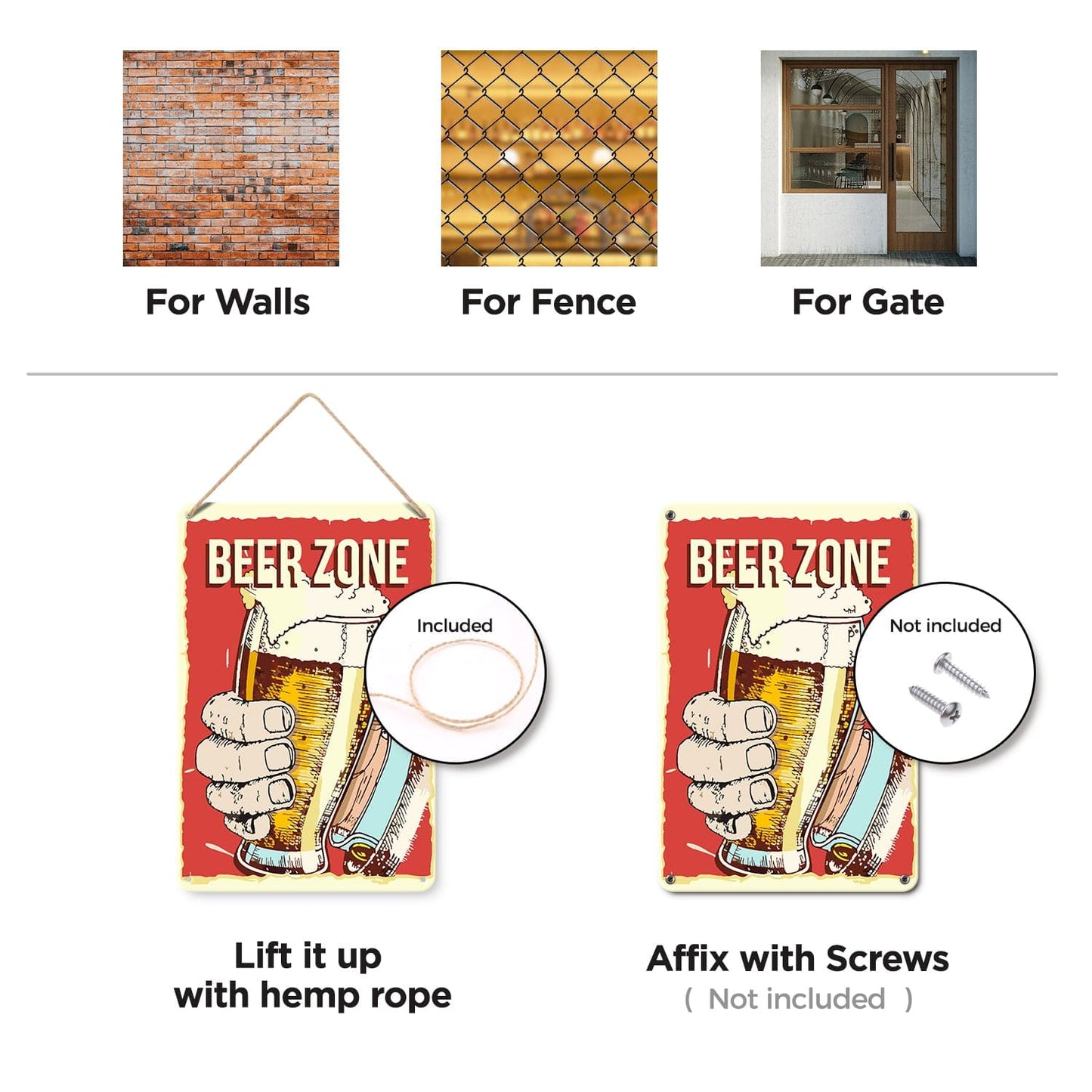 ColourMost™ Metal Bar/Posters Art Paint By Numbers- Beer Zone Cheers #03 (20x30cm /7.8"x11.8")