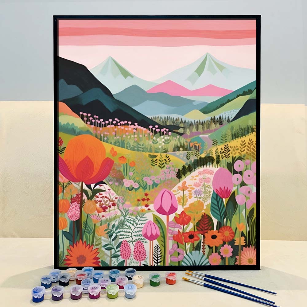 "Colorful Mountains" Series by ColourMost™ #12 | Original Paint by Numbers | Also ship to UK, CA, AU, and NZ