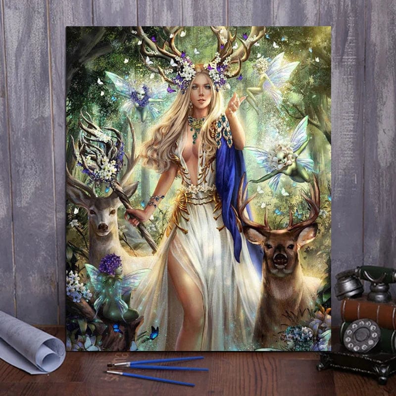 ColourMost™ DIY Painting By Numbers -Forest Queen(16"x20")