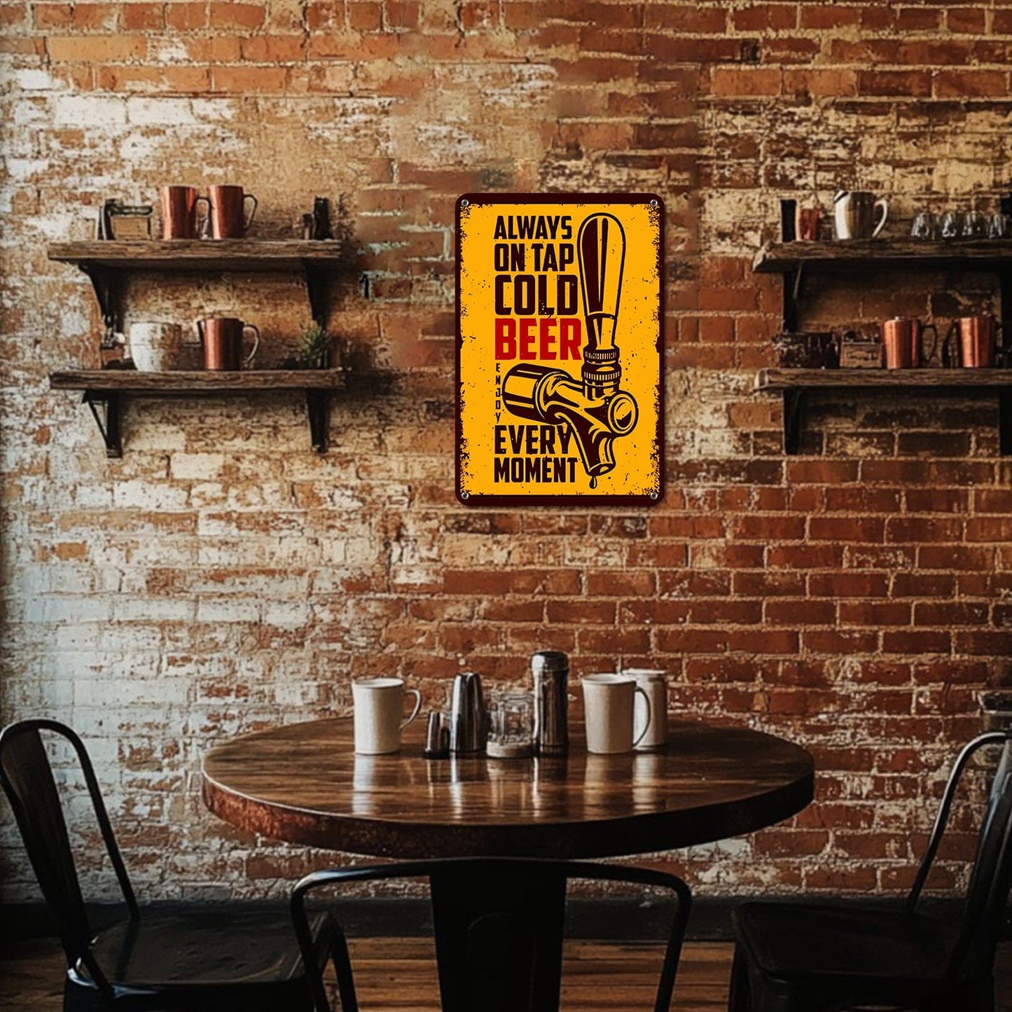 ColourMost™ Metal Bar/Posters Art Paint By Numbers- On Tap Cold Bee #04 (20x30cm /7.8"x11.8")