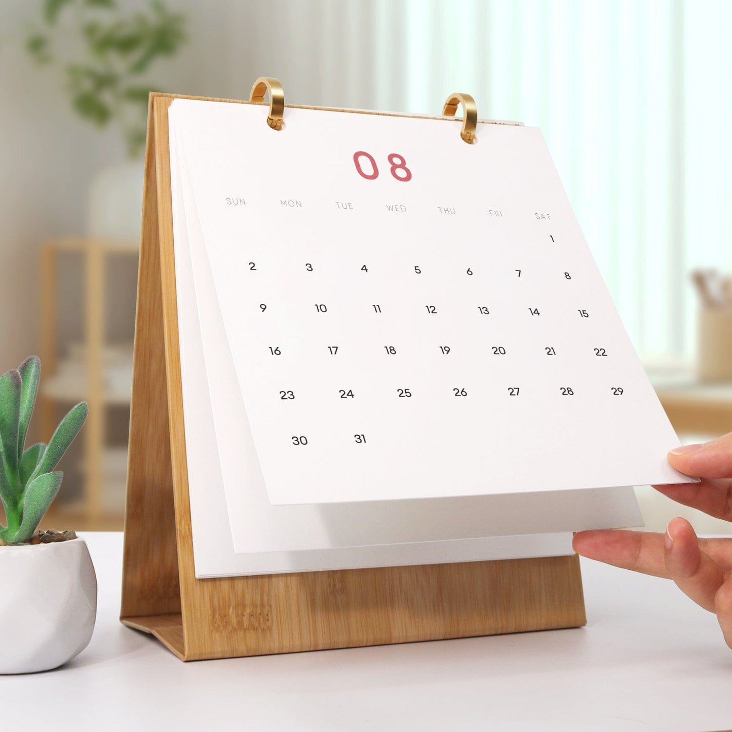 ColourMost™ 2026 Desk Calendar Series – Butterflies /Paint by Numbers(18.2cm x 22.5cm)