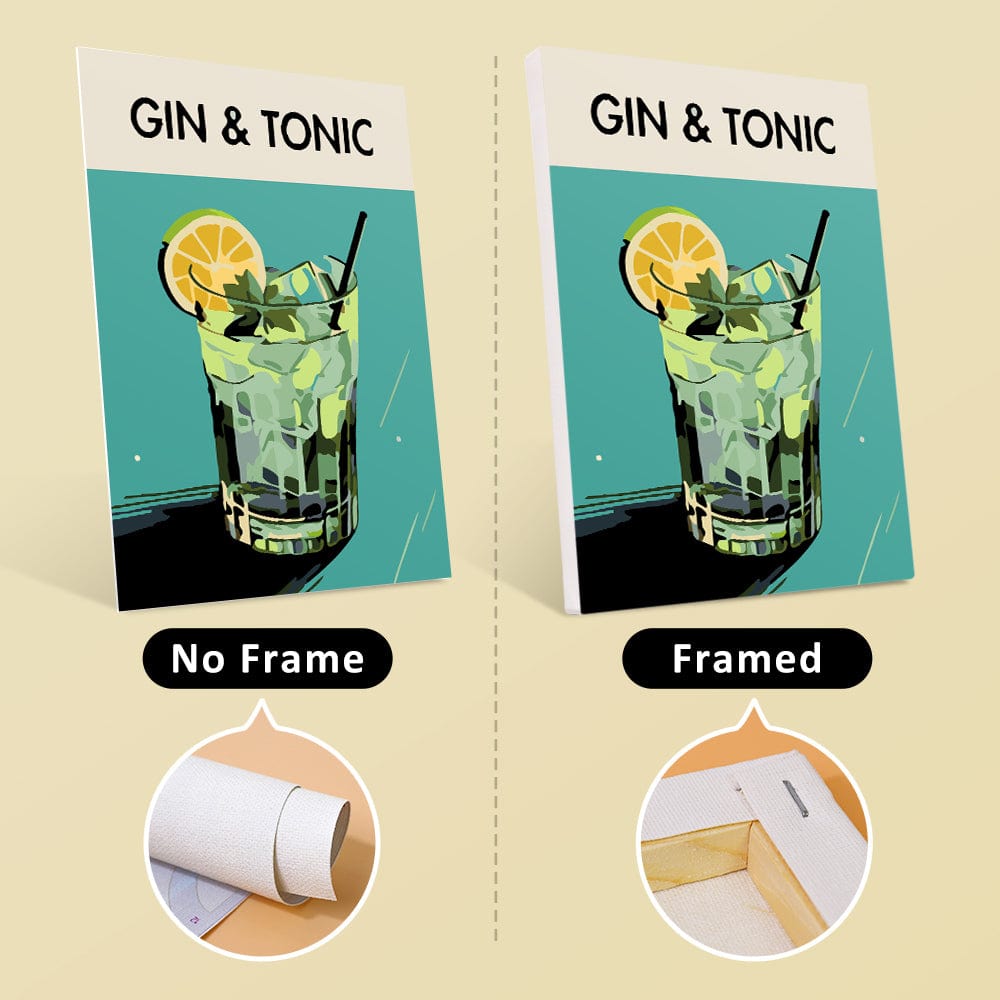 6 Mini Paintings - Cocktail Deluxe Set (5.9“ x 7.9" / 15 x 20 cm)