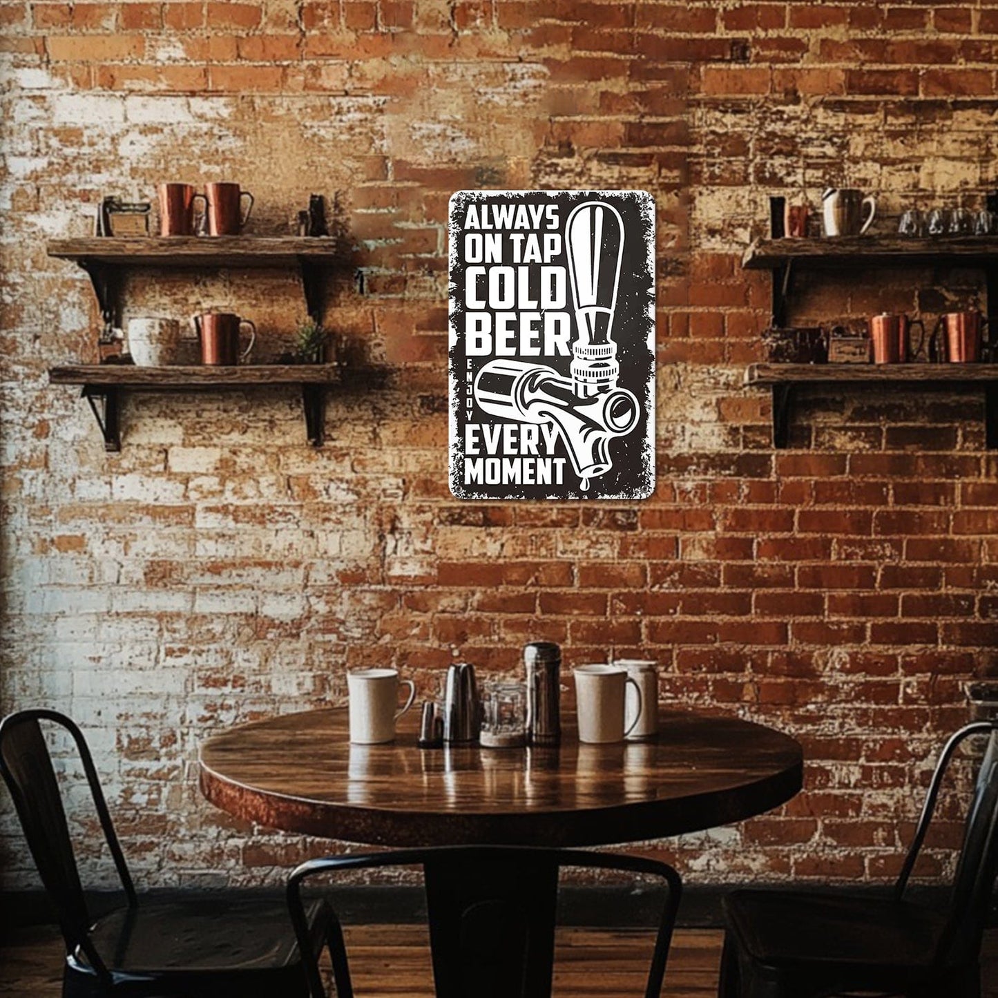 ColourMost™ Metal Bar/Posters Art Paint By Numbers- Cold Beer On Tap #07 (20x30cm /7.8"x11.8")
