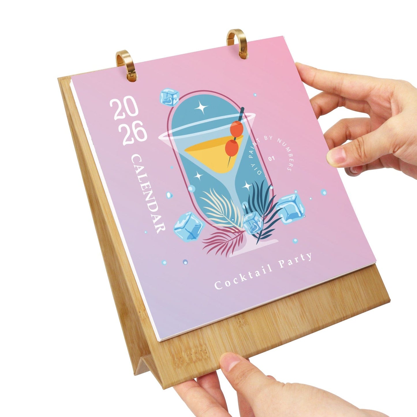 ColourMost™ 2026 Desk Calendar Series – Drinks /Paint by Numbers(18.2cm x 22.5cm)