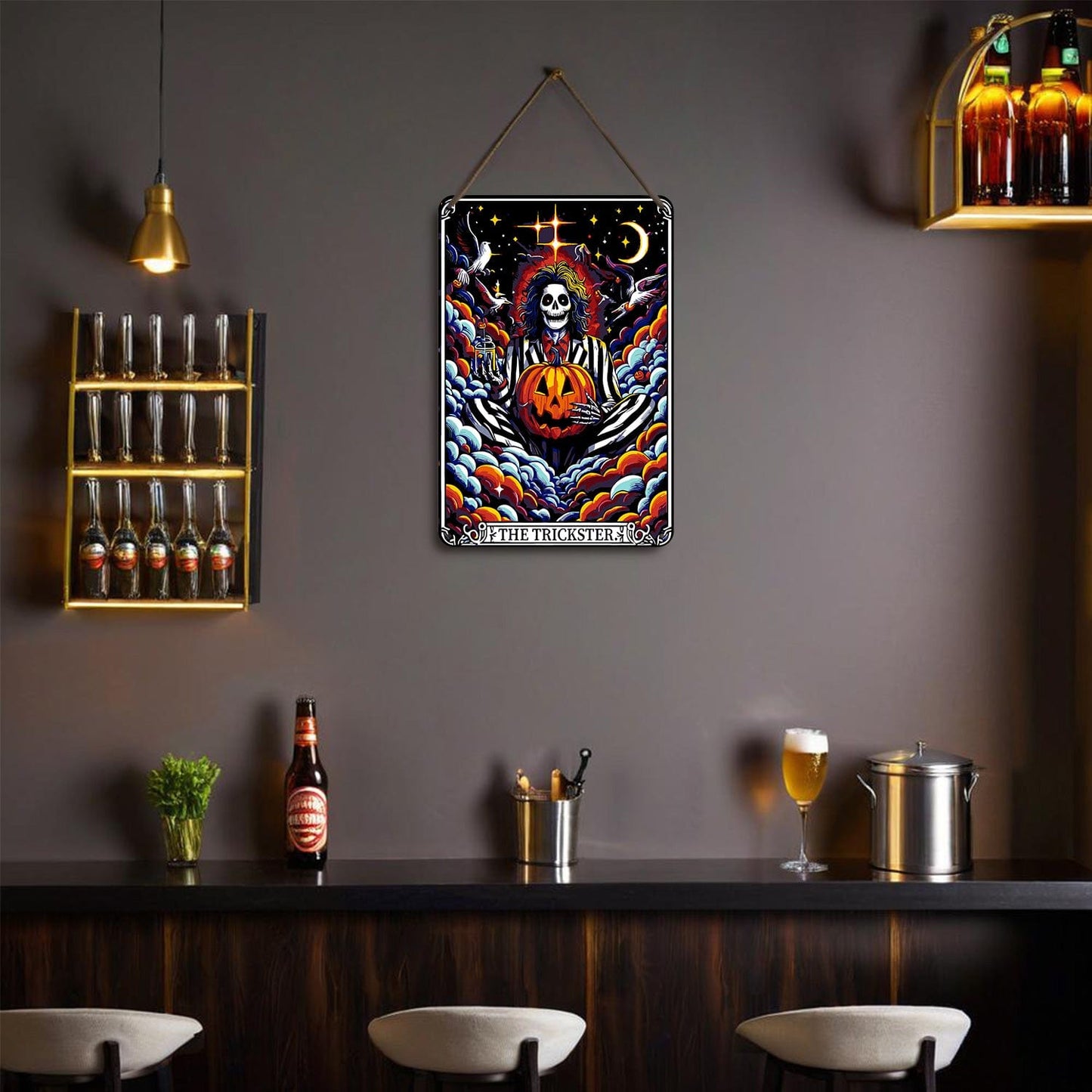 ColourMost™ Metal Bar/Posters Art Paint By Numbers- The Trickster #28 (20x30cm /7.8"x11.8")