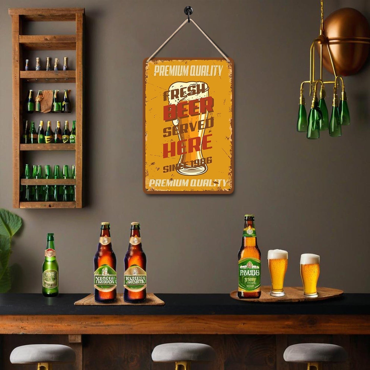 ColourMost™ Metal Bar/Posters Art Paint By Numbers- Fresh Pour #13 (20x30cm /7.8"x11.8")