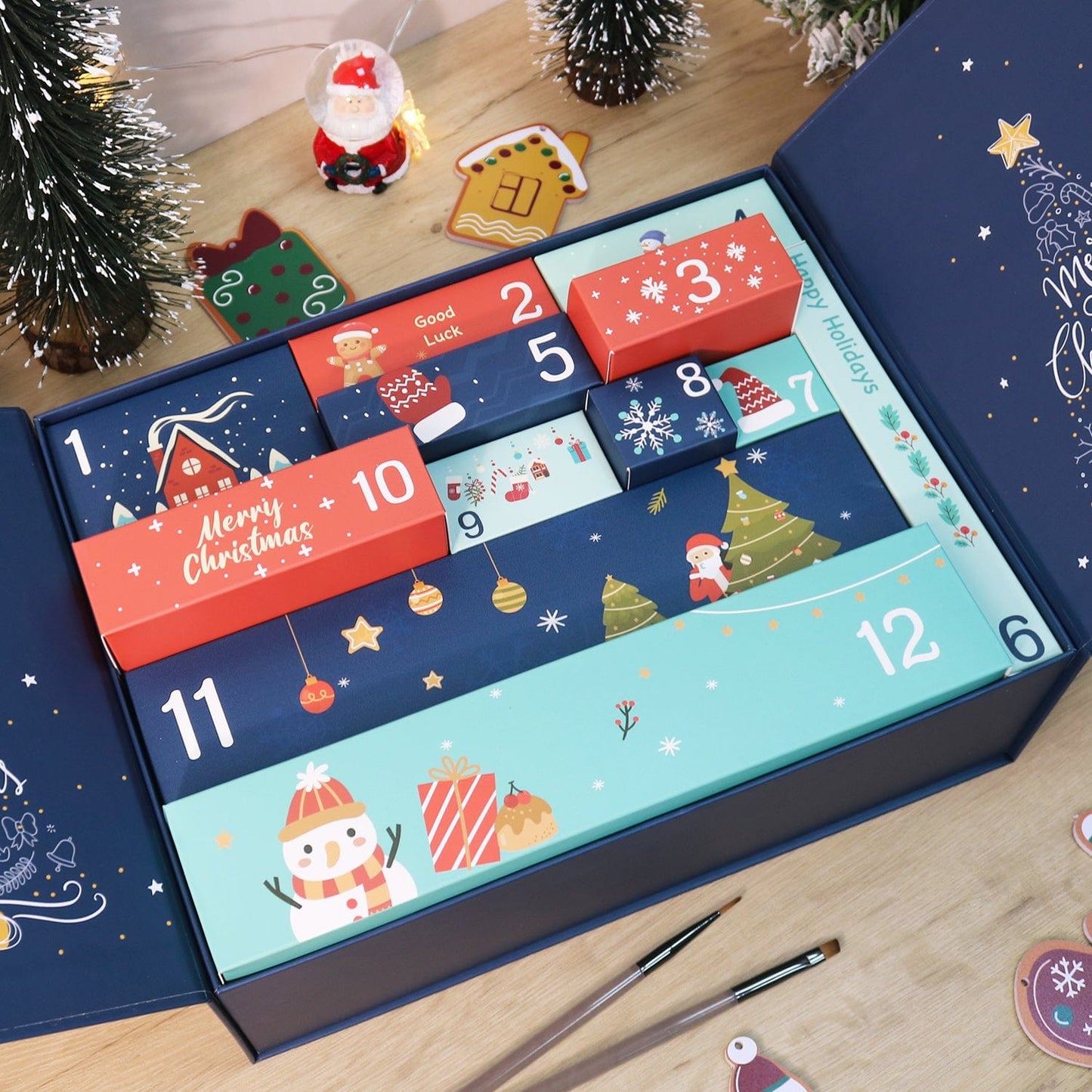 ColourMost™ Christmas Surprise Gift Box 🎄 – Paint by Numbers Edition A
