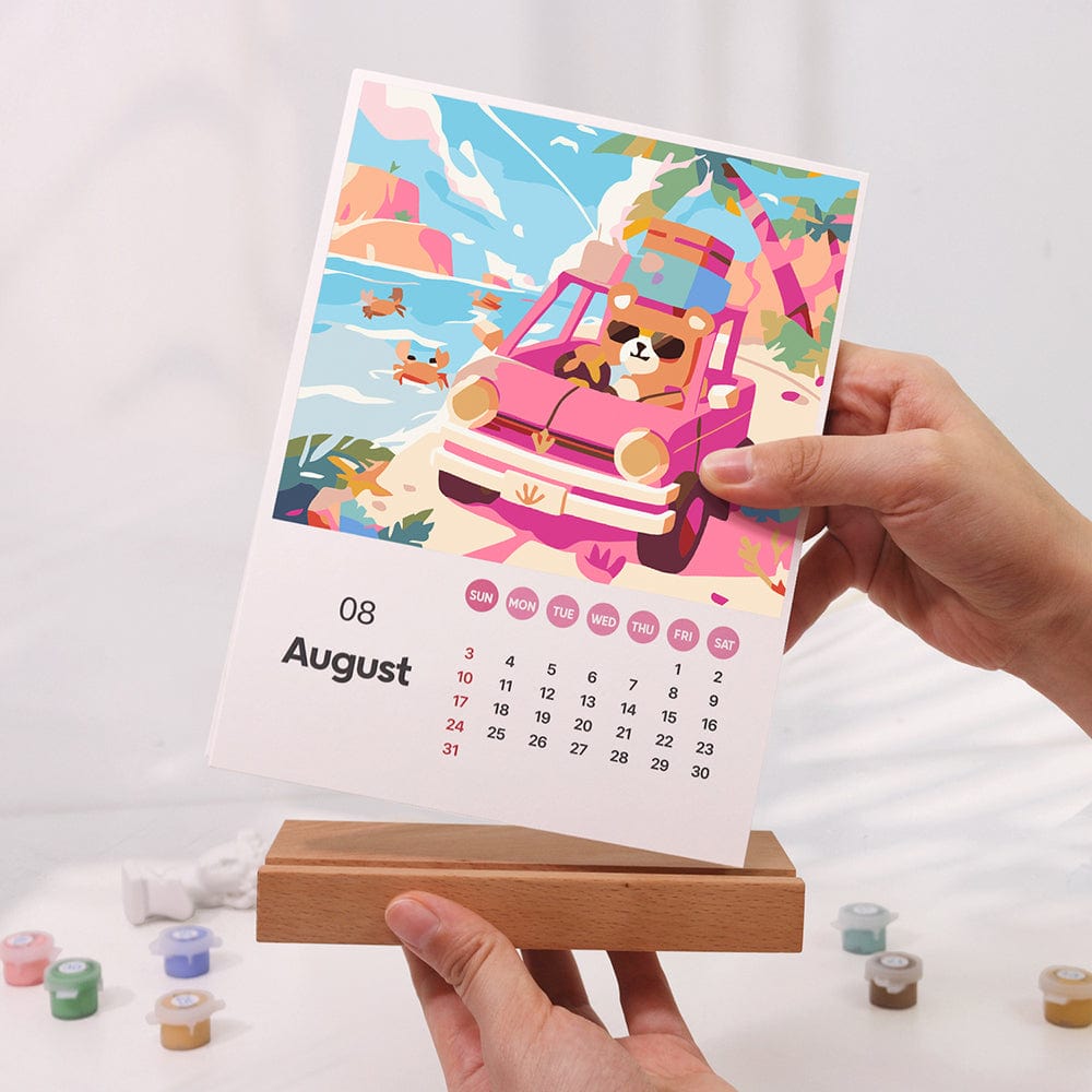 ColourMost™ 2026 Calendar Series – World Scenic Spots / Animal Series /Paint by Numbers(28.3cm x 21cm)