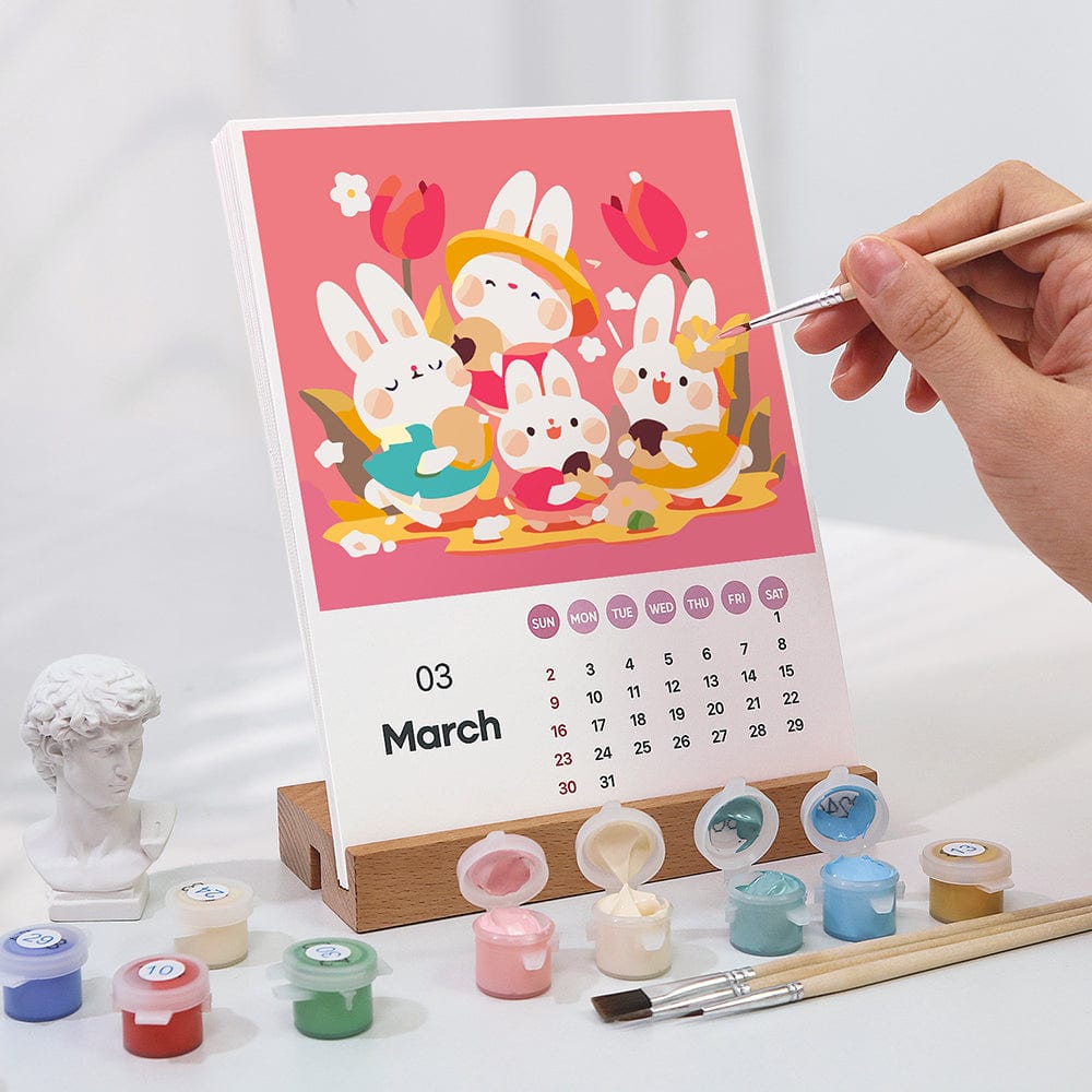 ColourMost™ 2026 Calendar Series – World Scenic Spots / Animal Series /Paint by Numbers(28.3cm x 21cm)