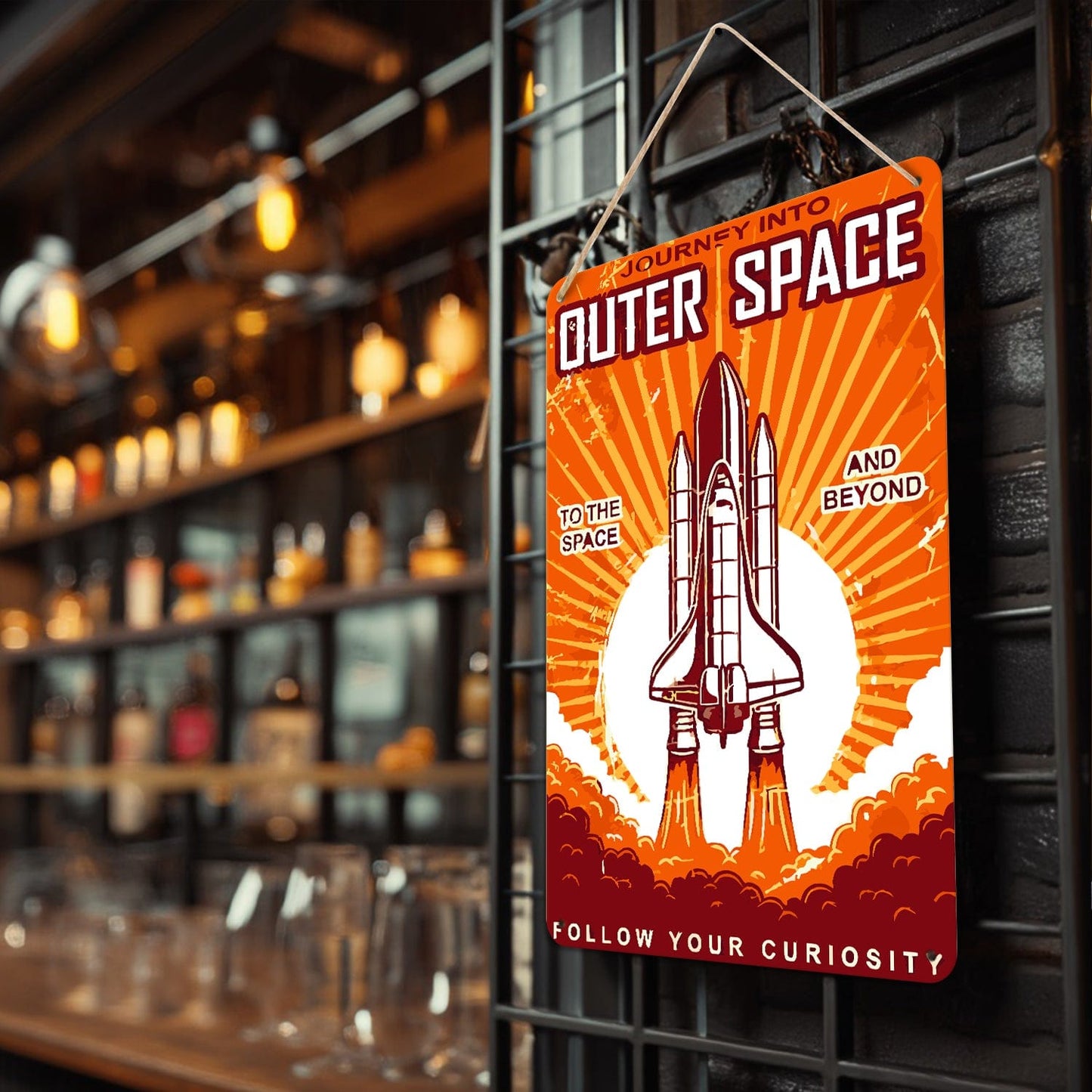ColourMost™ Metal Bar/Posters Art Paint By Numbers- Journey Into Outer Space #15 (20x30cm /7.8"x11.8")