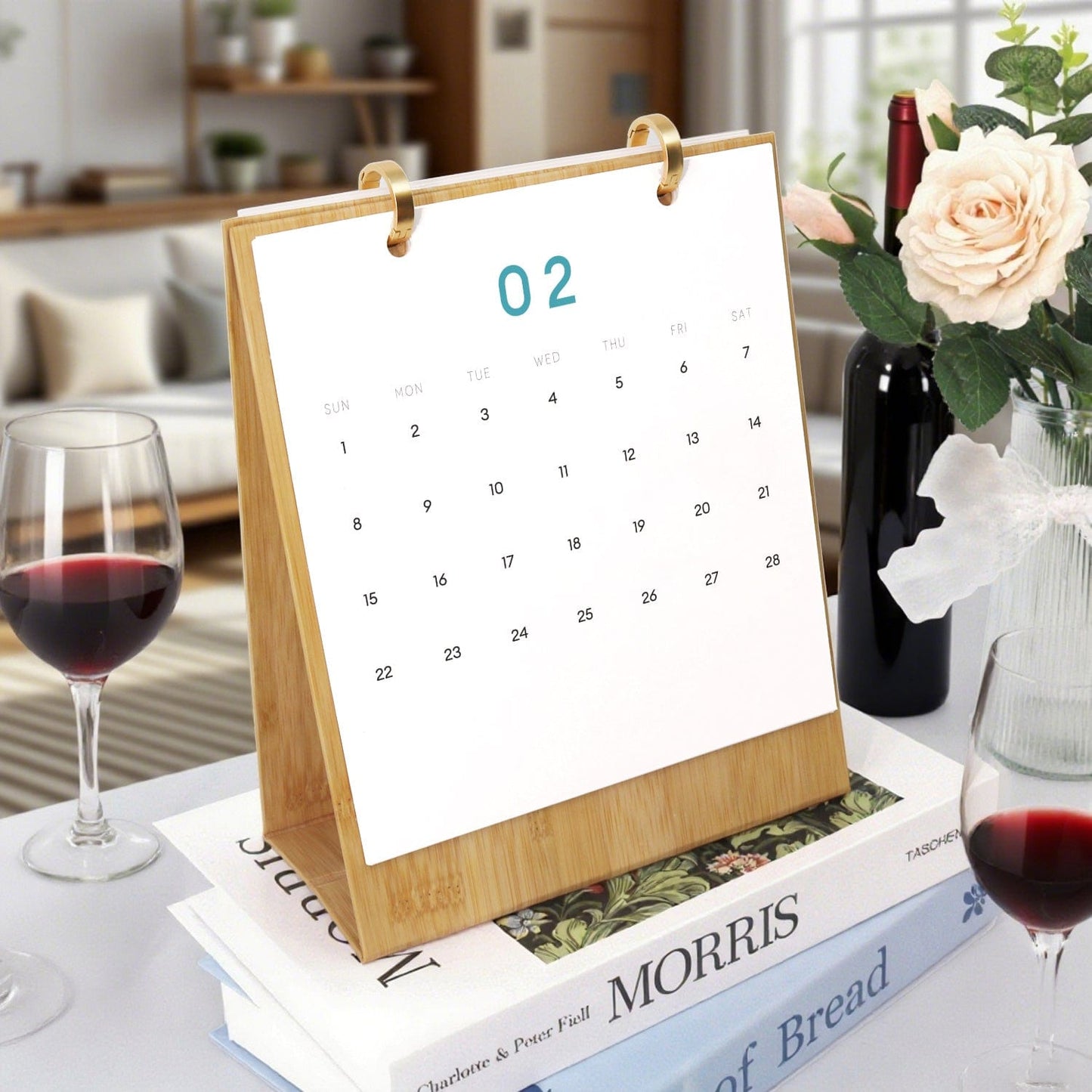 ColourMost™ 2026 Desk Calendar Series – Cocktails /Paint by Numbers(18.2cm x 22.5cm)