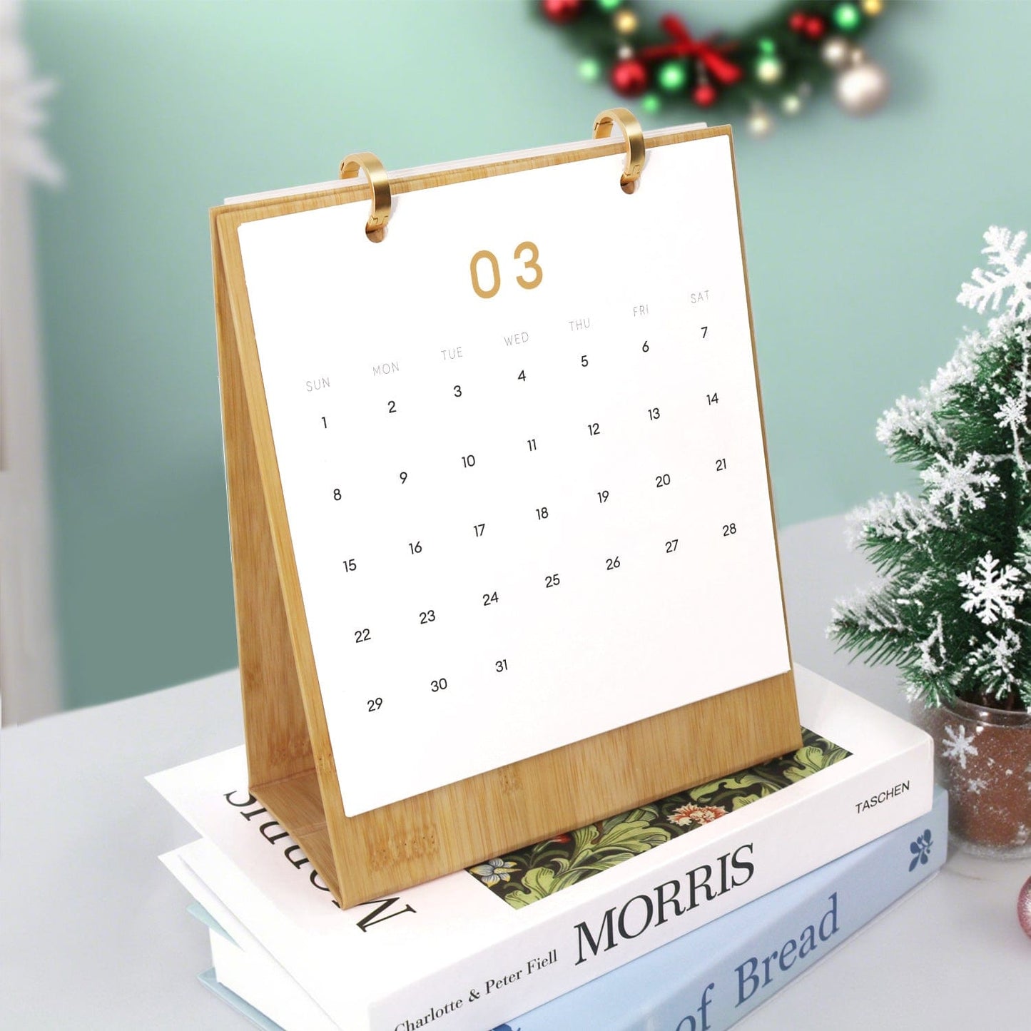 ColourMost™ 2026 Desk Calendar Series – Christmas Carnival /Paint by Numbers(18.2cm x 22.5cm)