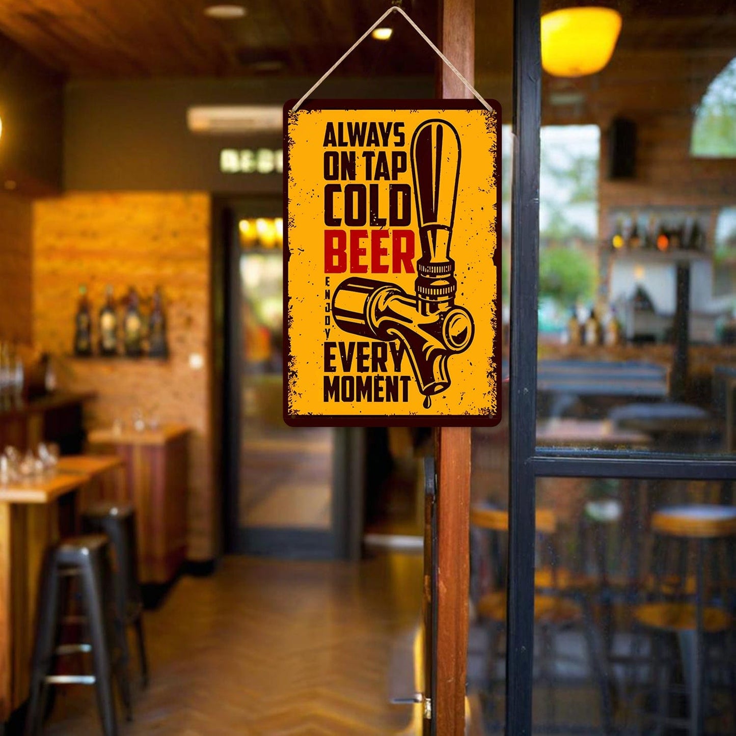 ColourMost™ Metal Bar/Posters Art Paint By Numbers- On Tap Cold Bee #04 (20x30cm /7.8"x11.8")