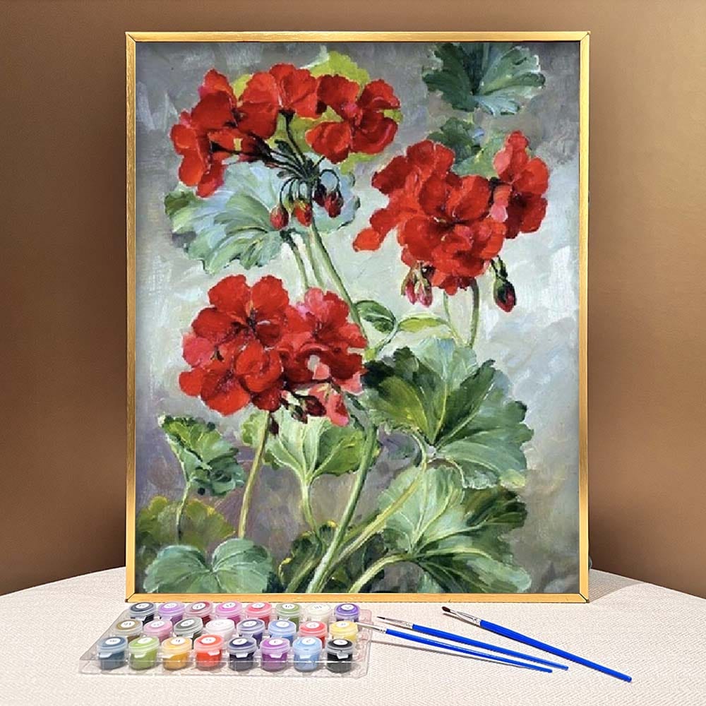 ColourMost™ DIY Painting By Numbers -Rose Geranium (16"x20")