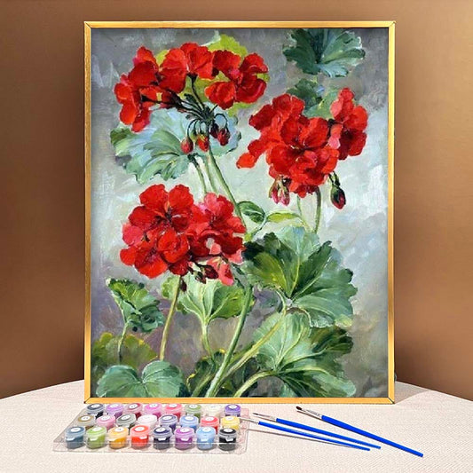 ColourMost™ DIY Painting By Numbers -Rose Geranium (16"x20")