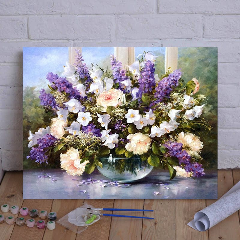 DIY Painting By Numbers - "Lavender Bliss"