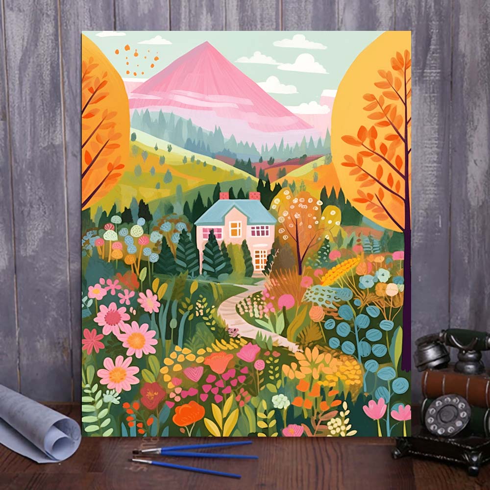 "Wilderness Retreat" Series by ColourMost™ #01 | Original Paint by Numbers