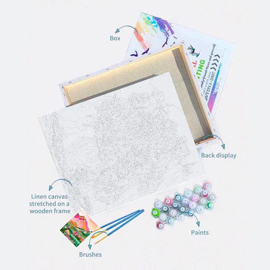 Unleash Creativity with 'Colorful Mountain' Paint by Numbers! Easy Start for Newbies, Zen-Like Relaxation, Ideal Show-Stealing Gift | Also ship to UK, CA, AU, and NZ
