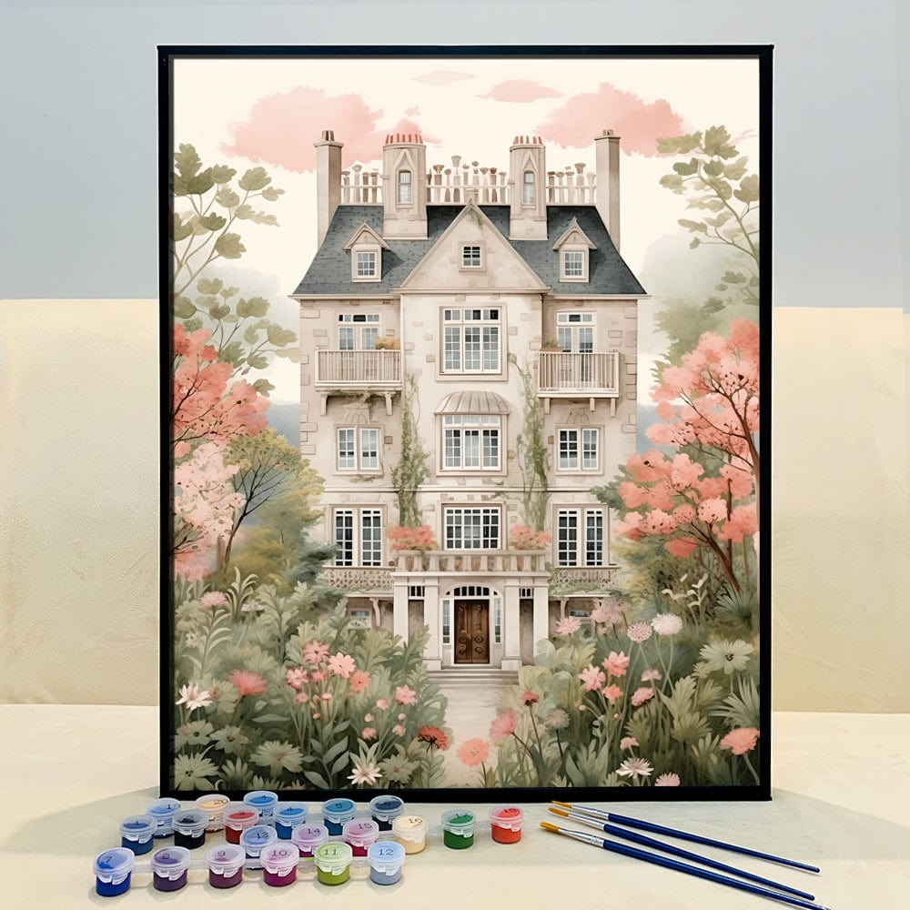 "Blossom Manor" by ColourMost™ | Generic #03 | Original Paint by Numbers