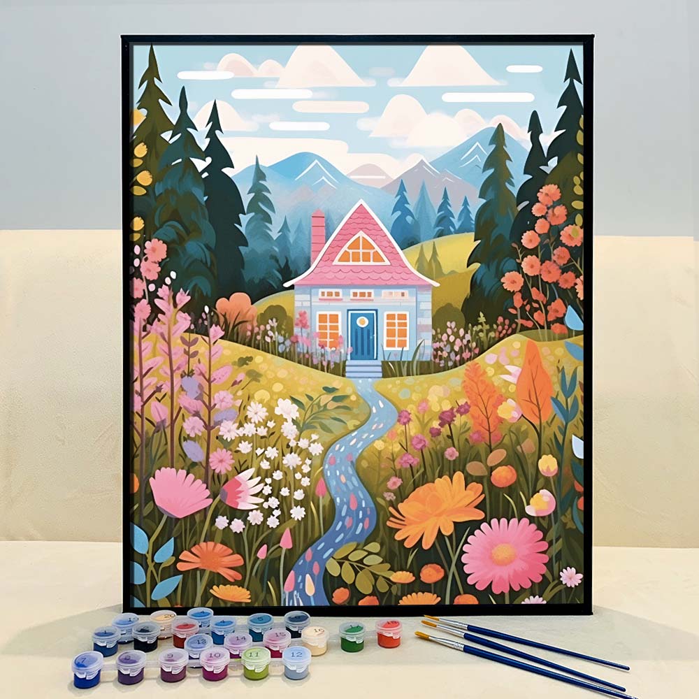 "Wilderness Retreat" Series by ColourMost™ #02 | Original Paint by Numbers