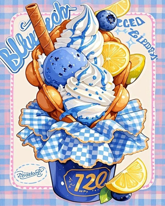 Sweet Scoops Series – Paint by Numbers Kits for Adults | DIY Art for Dessert Lovers