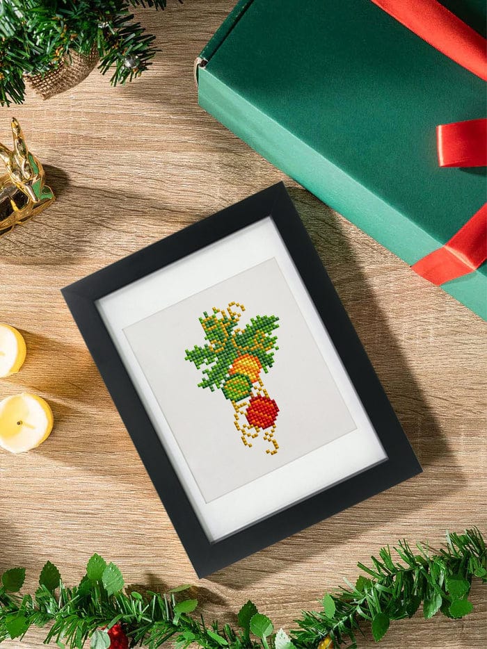 ColourMost™ Mini Diamond Painting Series #08: 'Christmas Cheer 2' - Frameless 12-in-1 Set (6"x7" / 15x18cm)