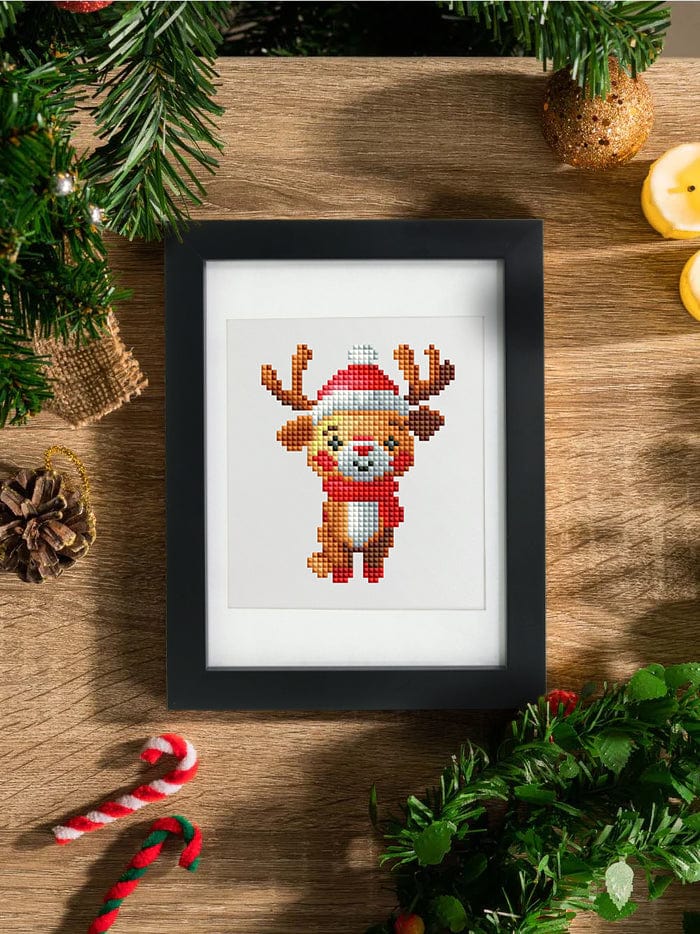 ColourMost™ Mini Diamond Painting Series #08: 'Christmas Cheer 2' - Frameless 12-in-1 Set (6"x7" / 15x18cm)