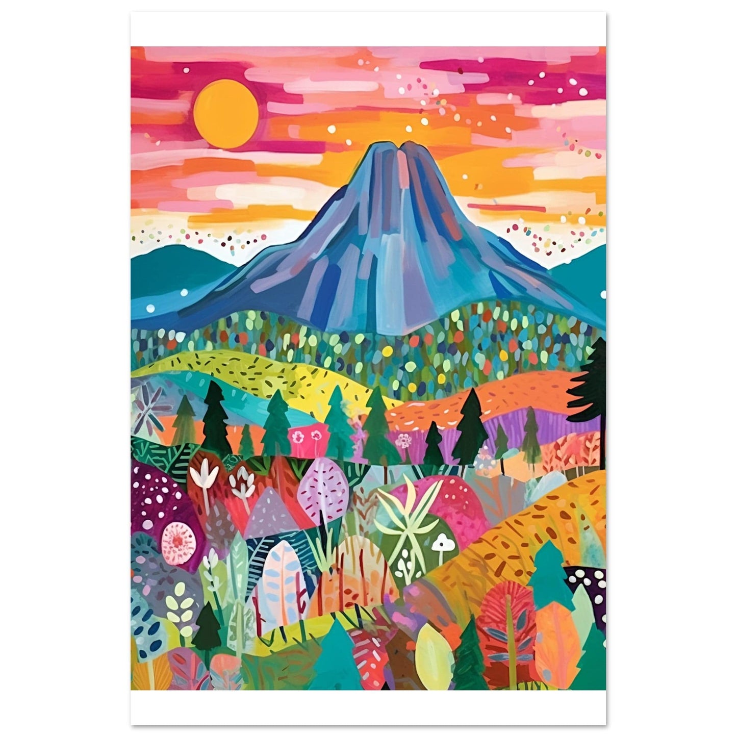 Premium Matte Paper Poster - "Verdure" | Original Artwork