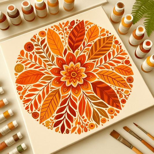 Autumn Golden Harmony – DIY Paint by Numbers Kits