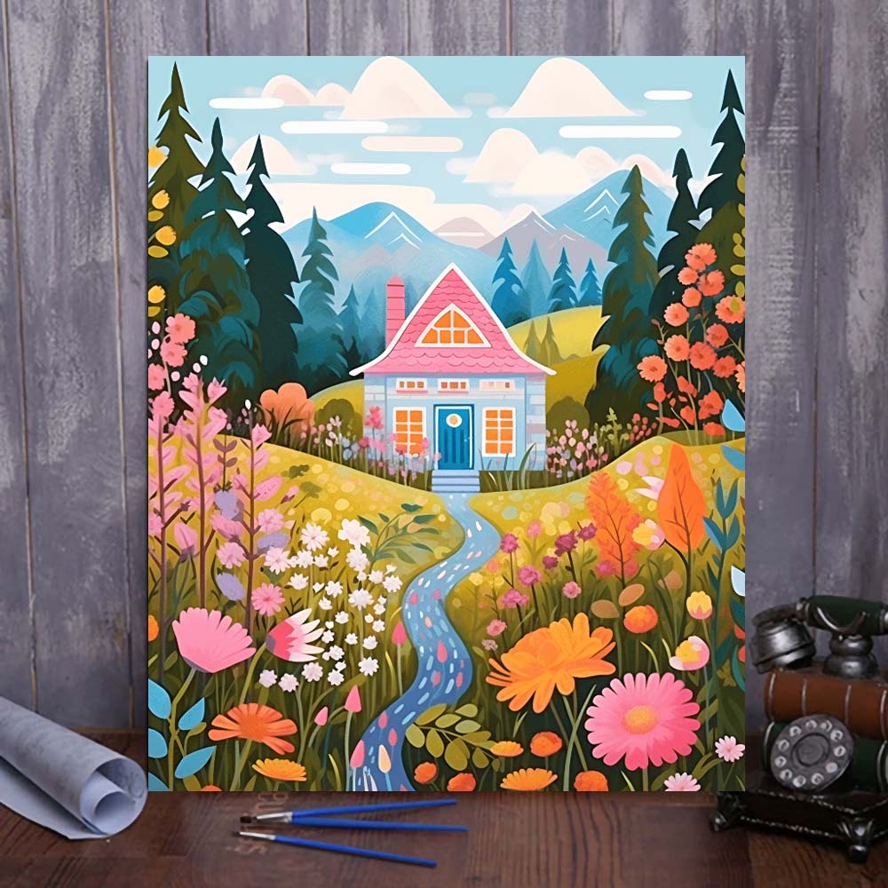 "Wilderness Retreat" Series by ColourMost™ #02 | Original Paint by Numbers